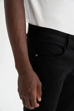 شلوار کتان مردانه سیاه دفاکتو