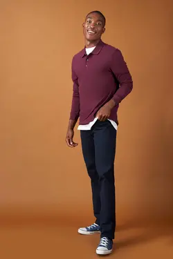 شلوار کتان مردانه نیلی دفاکتو