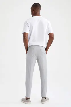 شلوار کتان مردانه خاکستری دفاکتو