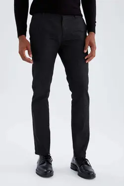 شلوار کتان مردانه سیاه دفاکتو