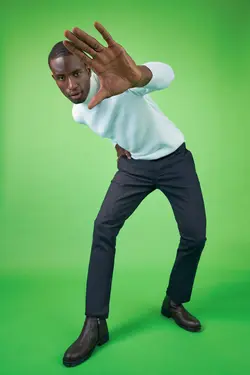 شلوار کتان مردانه سیاه دفاکتو