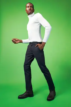 شلوار کتان مردانه سیاه دفاکتو