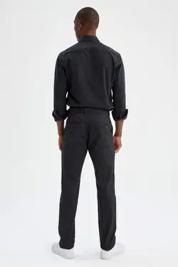 شلوار کتان مردانه سیاه دفاکتو