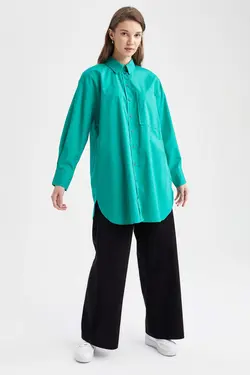 تونیک زنانه سبز دفاکتو