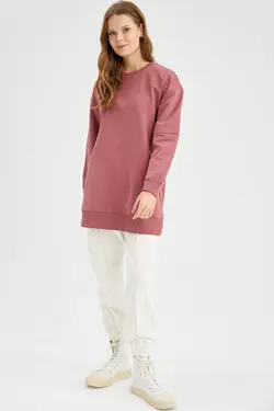 سویشرت زنانه زرشکی دفاکتو