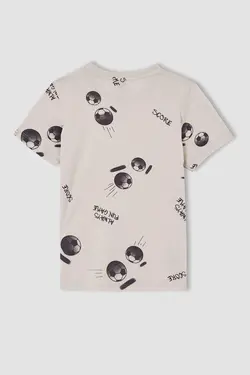 ست لباس راحتی پسرانه سفید تیره دفاکتو