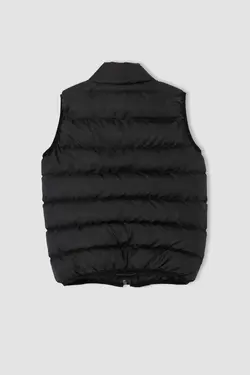 پافر بدون آستین پسرانه سیاه دفاکتو