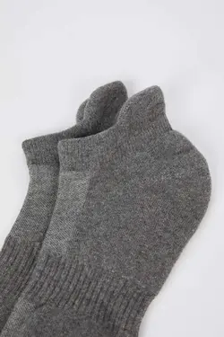 جوراب مچی مردانه خاکستری دفاکتو