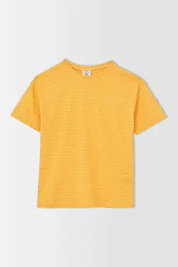 تی شرت پسرانه  زرد دفاکتو