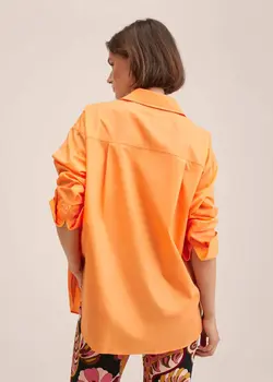 شومیز زنانه نارنجی منگو