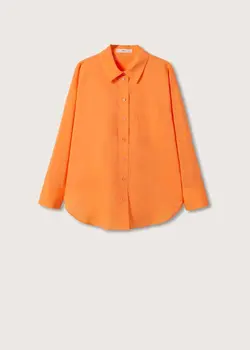 شومیز زنانه نارنجی منگو