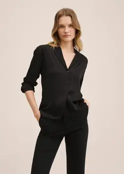 شومیز زنانه مشکی منگو