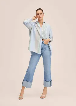 شومیز زنانه سبز منگو