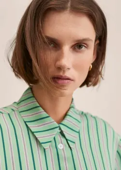 شومیز زنانه سبز منگو