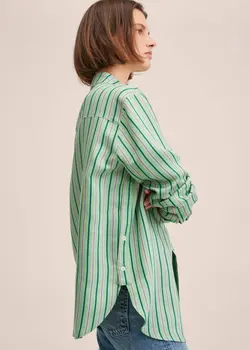 شومیز زنانه سبز منگو