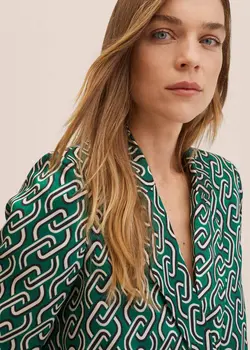 شومیز زنانه سبز منگو