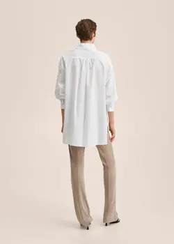 شومیز زنانه سفید منگو