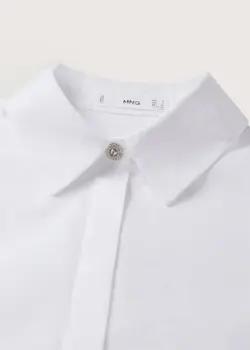 شومیز زنانه سفید منگو