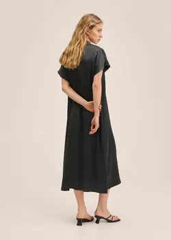 پیراهن بلند زنانه سبز منگو