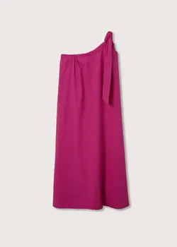 پیراهن بلند زنانه سرخابی منگو