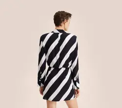 پیراهن کوتاه زنانه مشکی منگو