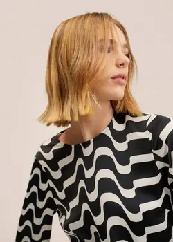 پیراهن کوتاه زنانه مشکی منگو