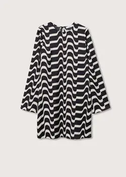 پیراهن کوتاه زنانه مشکی منگو