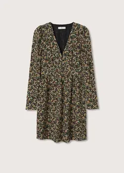 پیراهن کوتاه زنانه سبز منگو