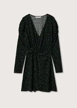 پیراهن کوتاه زنانه سبز منگو