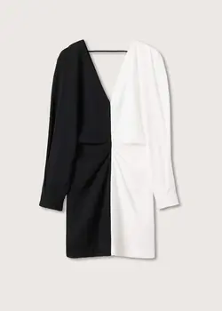 پیراهن کوتاه زنانه مشکی منگو