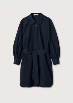 پیراهن کوتاه زنانه سرمه ای منگو