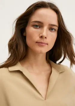 پیراهن کوتاه زنانه قهوه ای روشن منگو