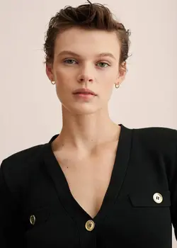 پیراهن کوتاه زنانه مشکی منگو