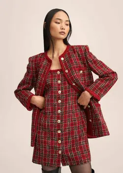 پیراهن کوتاه زنانه قرمز منگو