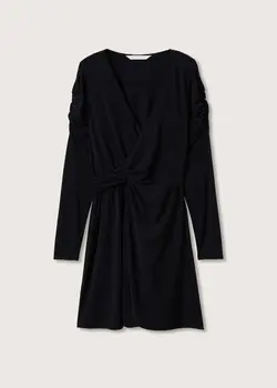 پیراهن کوتاه زنانه مشکی منگو