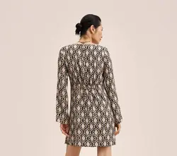 پیراهن کوتاه زنانه مشکی منگو