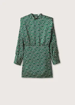 پیراهن کوتاه زنانه سبز منگو