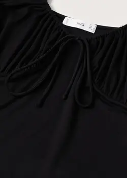 پیراهن کوتاه زنانه مشکی منگو