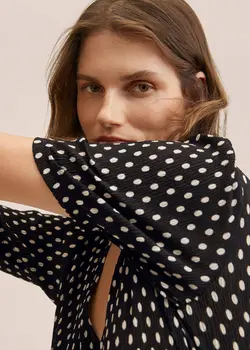 پیراهن کوتاه زنانه مشکی منگو