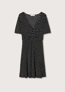 پیراهن کوتاه زنانه مشکی منگو