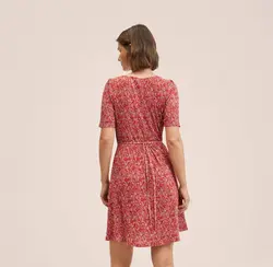 پیراهن کوتاه زنانه قرمز منگو