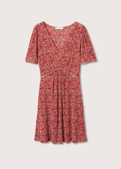 پیراهن کوتاه زنانه قرمز منگو