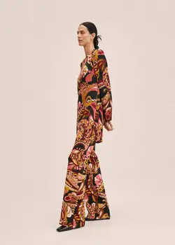 پیراهن کوتاه زنانه صورتی منگو