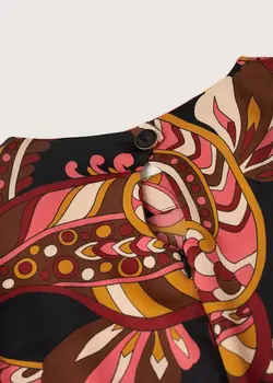 پیراهن کوتاه زنانه صورتی منگو