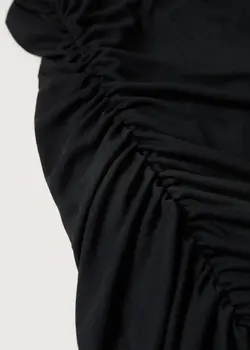 پیراهن کوتاه زنانه مشکی منگو