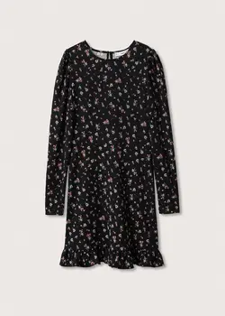 پیراهن کوتاه زنانه مشکی منگو