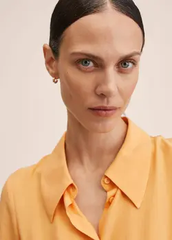 پیراهن کوتاه زنانه نارنجی منگو