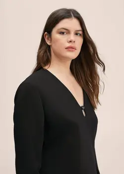 پیراهن کوتاه زنانه مشکی منگو