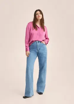 شومیز زنانه صورتی منگو