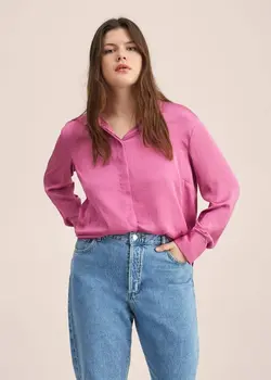 شومیز زنانه صورتی منگو